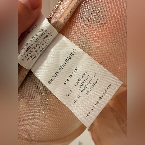 New Bronx and Banco Jasmine Embroidered Floral Applique Mini Dress - Picture 14 of 16